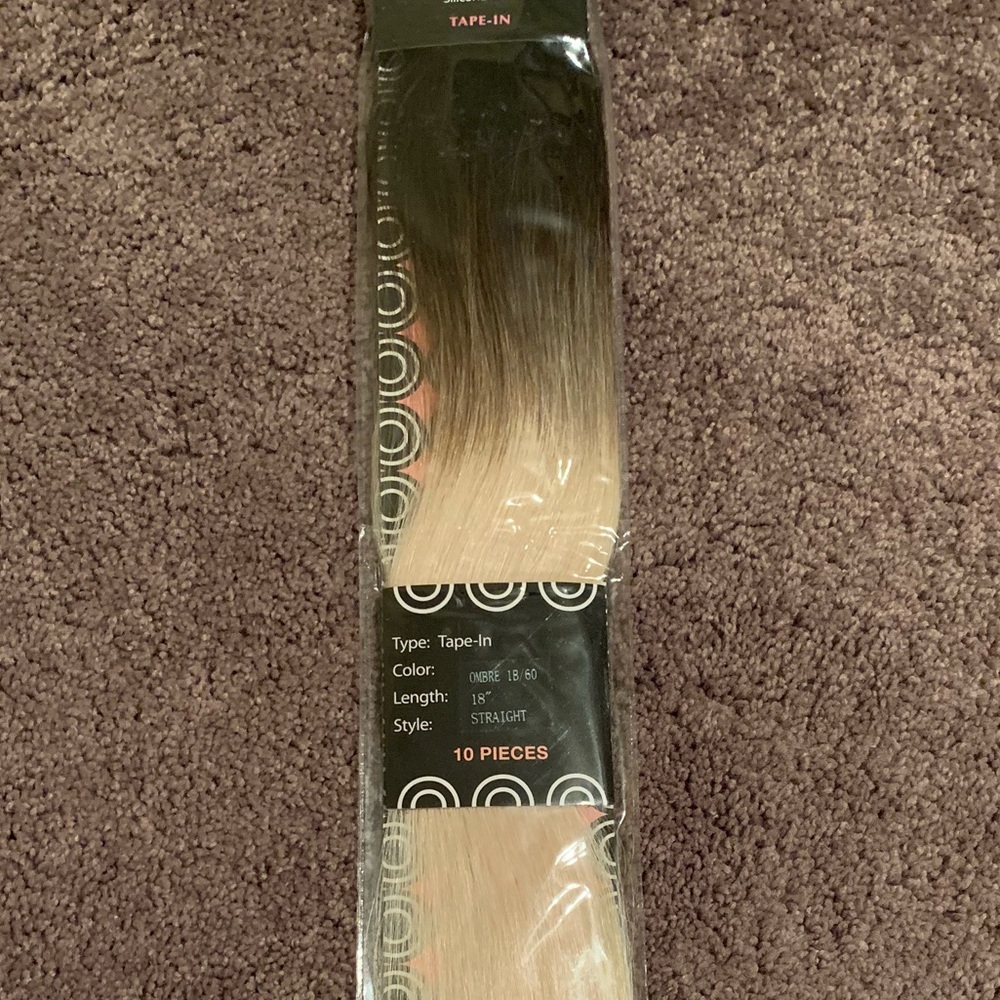 18” tape-in hair extensions!